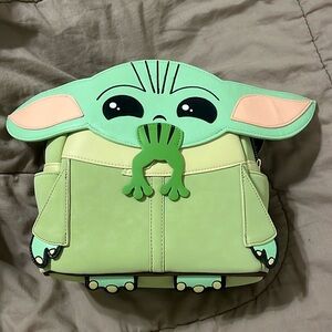 Loungefly Star Wars The Mandalorian The Child Frog Figural Mini Backpack